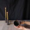 vaso alto negro