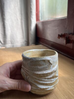 vaso con textura arena 2