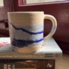 taza paisaje azul bajo pedido